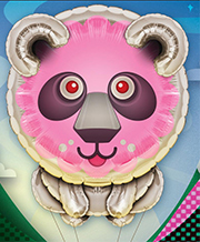 Artwork for Candylion, the insatiable inflatable.