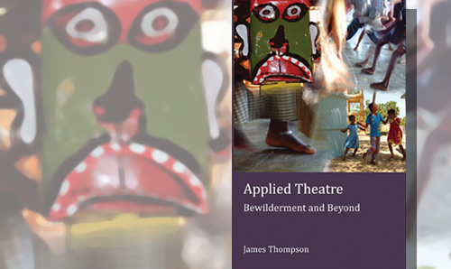Close up of Applied Theatre book
