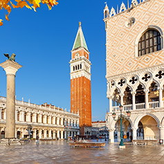 St Mark's Square in Venice, Italy.