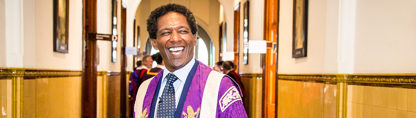 Lemn Sissay at the SALC graduation ceremonies, July 2016