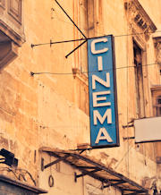 Cinema sign.