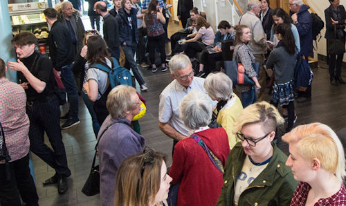 People at an event at Martin Harris Centre