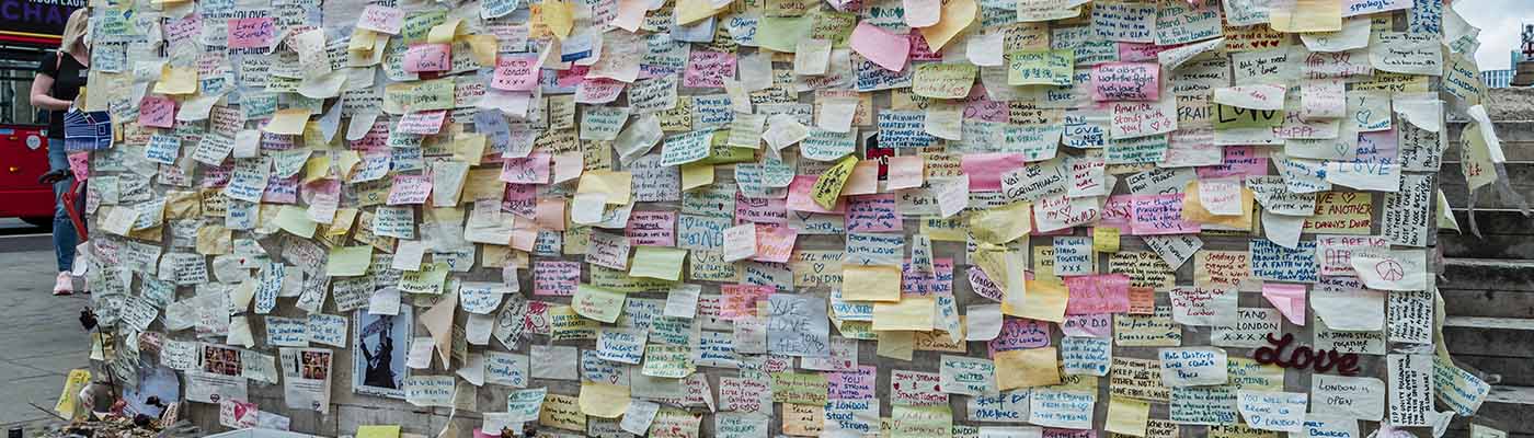 Public messages after the London Bridge attacks in 2017