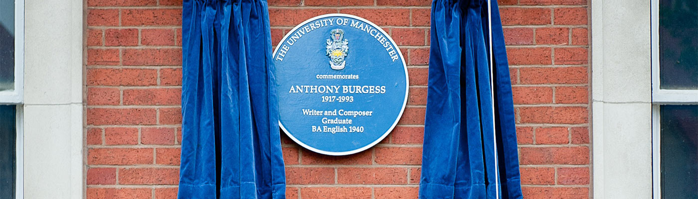 Anthony Burgess blue plaque