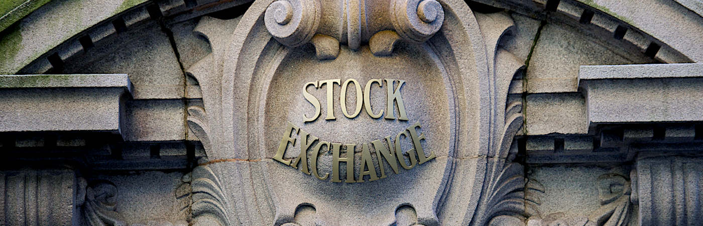 stock exchange sign