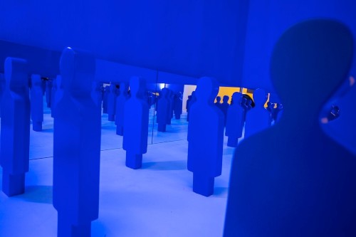 Khaled Hourani, The Blue Figure (2017). c. The Artist