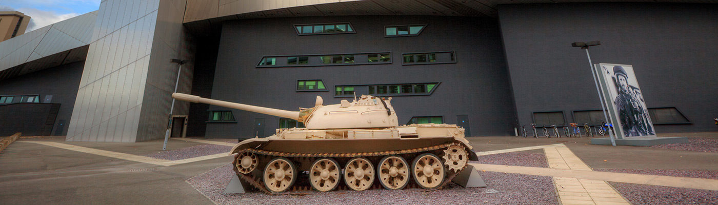 World War Two tank outside the Imperial War Museum North