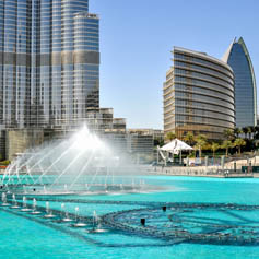 Fountains in Dubai