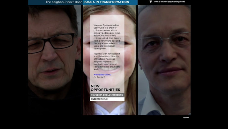 Interactive web documentary on the EU's relationship with Russia