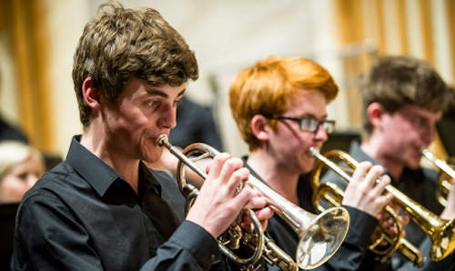 Brass Band in performance