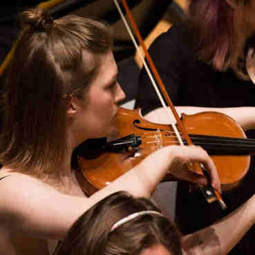 Violinists in Chamber Orchestra