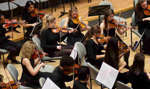 String Orchestra in concert