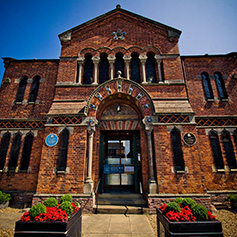 Exterior shot of Manchester Jewish Museum